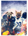 'Tennessee Doggos' Personalized 2 Pet Poster