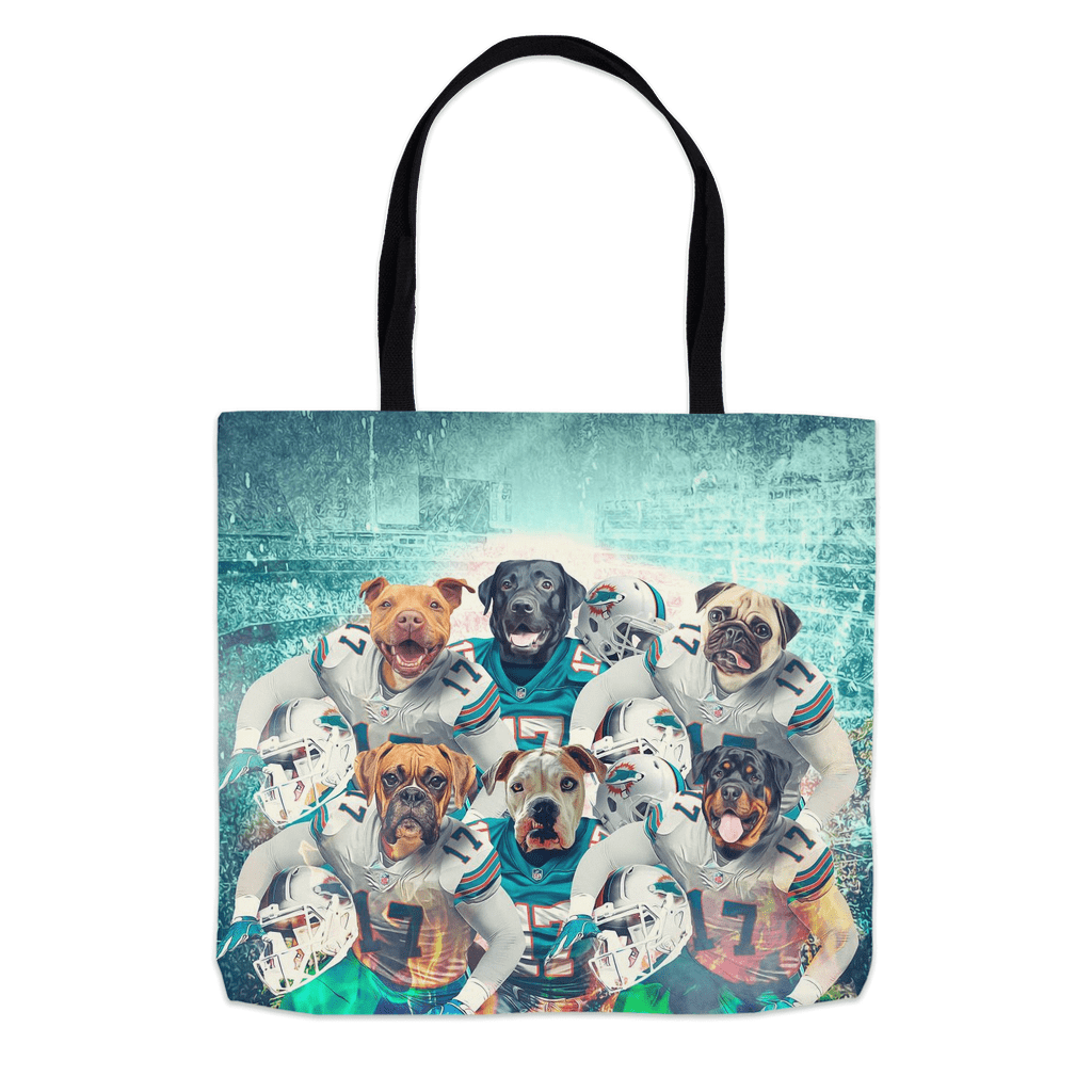 &#39;Miami Doggos&#39; Personalized 6 Pet Tote Bag