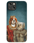 'Queen and Princess' Personalized 2 Pet Phone Case