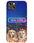 'Doggos of New York' Personalized 2 Pet Phone Case