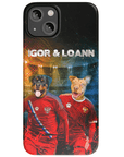 'Russia Doggos' Personalized 2 Pet Phone Case
