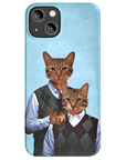 'Step Kitties' Personalized 2 Cat Phone Case