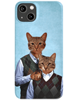 'Step Kitties' Personalized 2 Cat Phone Case