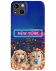 'Doggos of New York' Personalized 2 Pet Phone Case