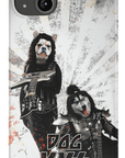 'Kiss Doggos' Personalized 2 Pet Phone Case
