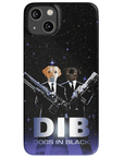 'Dogs in Black' Personalized 2 Pet Phone Case