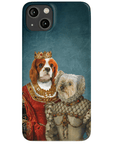 'Queen and Princess' Personalized 2 Pet Phone Case