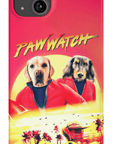 'Paw Watch 1991' Personalized 2 Pet Phone Case