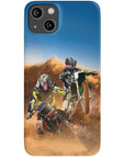 'The Motocross Riders' Personalized 2 Pet Phone Case