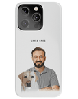 Personalized Modern Pet & Human Phone Case