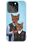 'Step Kitties' Personalized 2 Cat Phone Case