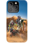 'The Motocross Riders' Personalized 2 Pet Phone Case