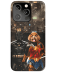 'Superdog & Wonder Doggette' Personalized 2 Pet Phone Case