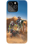 'The Motocross Riders' Personalized 2 Pet Phone Case