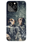 'The Army Veterans' Personalized 2 Pet Phone Case