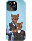 'Step Kitties' Personalized 2 Cat Phone Case