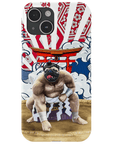 'The Sumo Wrestler' Personalized Phone Case