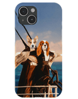 'Titanic Doggos' Personalized 2 Pet Phone Case
