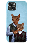 'Step Kitties' Personalized 2 Cat Phone Case