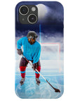 'The Hockey Player' Personalized Phone Case
