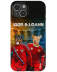 'Russia Doggos' Personalized 2 Pet Phone Case