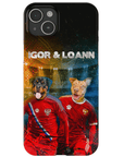 'Russia Doggos' Personalized 2 Pet Phone Case