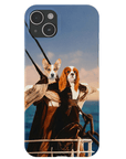 'Titanic Doggos' Personalized 2 Pet Phone Case