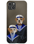 'The Sailors' Personalized 2 Pet Phone Case