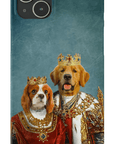 'King and Queen' Personalized 2 Pets Phone Case