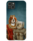 'Queen and Princess' Personalized 2 Pet Phone Case