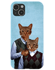 'Step Kitties' Personalized 2 Cat Phone Case