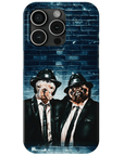 'The Blues Doggos' Personalized 2 Pet Phone Case