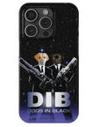 'Dogs in Black' Personalized 2 Pet Phone Case