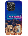 'Doggos of New York' Personalized 2 Pet Phone Case