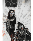 'Kiss Doggos' Personalized 2 Pet Phone Case
