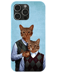 'Step Kitties' Personalized 2 Cat Phone Case