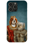 'Queen and Princess' Personalized 2 Pet Phone Case