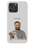 Personalized Modern Pet & Human Phone Case