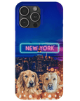 'Doggos of New York' Personalized 2 Pet Phone Case