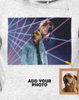 '1980s Lazer Portrait' Personalized Hoody