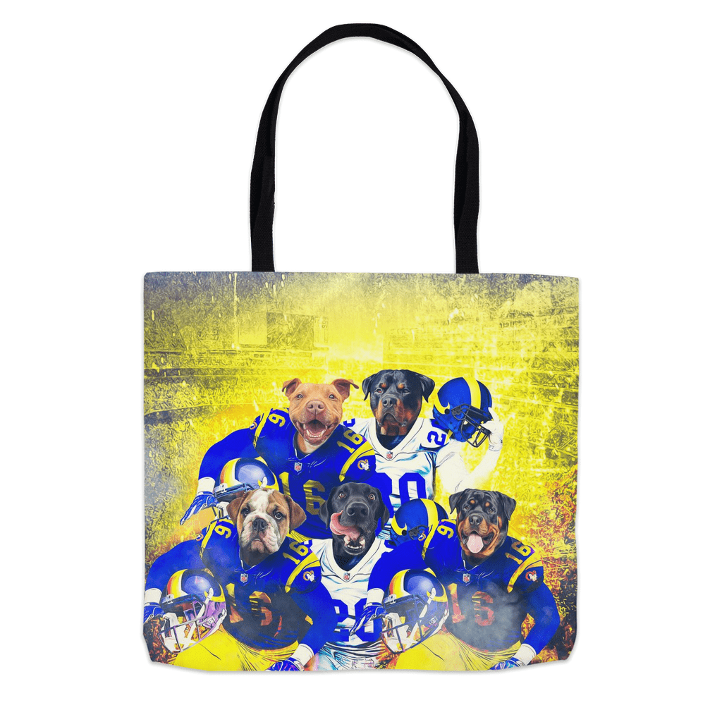 &#39;Los Angeles Doggos&#39; Personalized 5 Pet Tote Bag