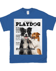 'Playdog' Personalized 2 Pet T-Shirt