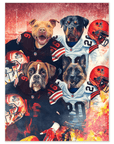 'Cleveland Doggos' Personalized 4 Pet Poster