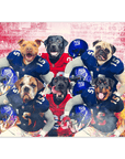 'New York Doggos' Personalized 6 Pet Poster
