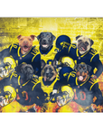 'Michigan Doggos' Personalized 6 Pet Blanket