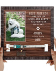 Personalized Memorial Framed Leash Sign