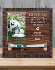 Personalized Memorial Framed Leash Sign