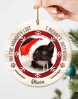Photo Upload Live Customization Ornament: On The Naughty List