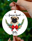 Photo Upload Live Customization Ornament - Memorial