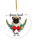 Photo Upload Live Customization Ornament - Memorial